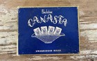 Vintage Playing Cards Double Deck Card Game Canasta Instructions Orig Box 1950
