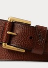 Polo Ralph Lauren Signature Pony Men s Leather Belt 1 5  Wide Brown Us 32 80