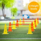 Bramble - Speed Agility Training Hurdles Set With 3 Height Levels  12 Cones 1   