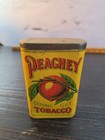 Vintage Advertising  Empty  Peachey  Vertical  Pocket Tobacco Tin Tobacciana 