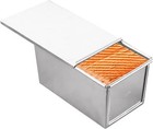 Usa Pan Bakeware Pullman Loaf Pan With Cover 13x4 3x4 8 Inch Nonstick   Quick