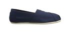 Toms Women Big Girls Classic Canvas Slip On Shoes 001001b07 - Navy Blue beige