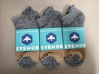 Bombas 3 Pairs Men s Tri-block Honeycomb Ankle Socks Classic Size Large