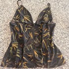 Weworewhat Bamboo Print Corset Top - Size 8