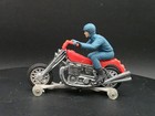 Hot Wheels Rrrumblers Road Hog Race Motorcycle Orange W blue Rider