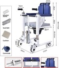 Hydraulic Patient Lift Transfer Chair 330lbs Foldable Nursing Wheelchair 180  