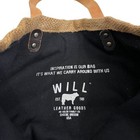 Will Leather Goods Burlap Project Bag Reversible Eugene Oregon