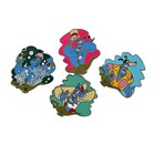 Disney Hidden Mickey Genie Aladdin Pins Set Of 4