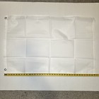 New Plain White Flag Race Banner 2x3 Ft  Racing Solid