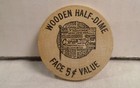 Rare Numismatic Flag 1967 Wooden Nickel Coin Token A  