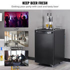 21 w Beer Kegerator Draft Beer Dispenser Full Size Keg Refrigerator Dual Taps