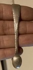 Antique 3  Tiny Sterling Silver English Saccharine Tongs
