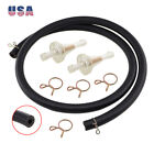 2feet 5 5mm Gas Tank Fuel Line Hose Tube   Clips Filter For Honda C70 Cb400a