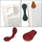 Xangnier 6pcs Magnetic Leather Bookmarks double-sided Magnet Book Marks Clips Gi