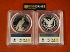 2023 S Proof Silver Peace   Morgan Dollar Pcgs Pr70 Dcam First Strike Labels