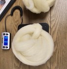 Cheviot-texel Cross Natural Sheep Wool  Fiber Arts  Needle Felting  Roving