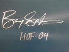 Barry Sanders Signed Detroit Silverdome Stadium  20 Seatback W  Hof 04 Autograph