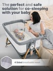 Bedside Bassinet For Baby     Portable Co-sleeper Crib With Adjustable Height     