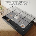 Guinea Pig Cage With Top Cover   12 Panels  Triple Fixing Measures Small