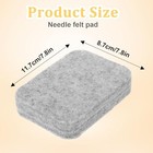 Natural Wool Needled Felting Pad Needle Felting Mat 4 6   3 4   Needle Felting 