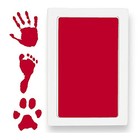 Clean Touch Ink Pad For Baby Handprints And Footprints     Inkless Large Red