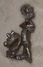Vintage Rawcliffe Pewter Dragon 3  Miniature Fantasy Figurine Statue 1982