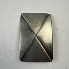 Silver Metal Vintage Belt Buckle Trianglelur Design
