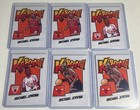 Michael Jordan Red Cracked Ice Holo 6 Card Lot Fan Art Jordans