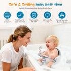 Baby Bath Seat With Suction Cups  6m  Up  Non-slip  Portable  Easy Clean