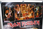 Iron Maiden Live 1984 Collage Poster Bi-rite Ent  Huge 40  X 60  Used