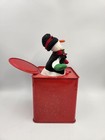 Schylling Mister Frosty Jack In The Box Wind Up Musical Embossed Tin Box Toy
