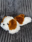 Fao Shwarz Shih Tzu Puppy Dog Plush White   Brown 5  Stuffed Toy