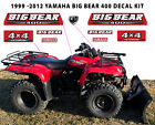 Yamaha Big Bear 400 Oem On Command Decal Emblem Sticker Graphic Set Kit Nos 4x4