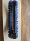  Hand Beaded Sioux Hair Back Barrette Native American Beaded On Leather