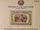 El Salvador Souvenir Sheet  1948  Sc 612  Mint  Nh  Og  Vf xf