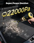 Mr ego Car Vacuum Portable Cordless 22000pa High-power Suction Handheld Vacuum