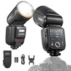 Us Godox V100n V100 Nikon 2 4g Ttl Round Head Flash Speedlite For Nikon Cameras