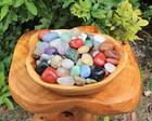 3 Lb Assorted Tumbled Stones Medium  Wholesale Bulk Lot Mixed Crystals