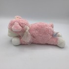 Kids Preferred Pink Lamb Plush Sleeping Baby Girl Sheep Rattle 9  Long