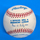 Vintage Rawlings Gene Budig Official American League Baseball In Box 90s Mlb