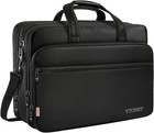 Laptop Bag 17 Inch Men Women Travel Briefcase Expandable Computer Bag Organizer