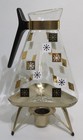 Inland Glass Golden Triangle Coffee Carafe warmer  around The Clock  Atomic Mcm