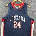 Nike Gonzaga Bulldogs Sample Basketball Jersey Mens L Blue Red White Ncaa Wcc