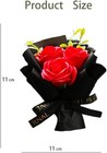 Mini Rose Bouquet With Fragrance Diffuser For Car Air Vent  Dashboard Decor