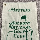 Masters Augusta National Golf Club Towel Mens One Size Green Golf Bag Course