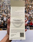 Michael Jordan Signed    last Shot    Framed Poster 36x22 Upper Deck Authentication