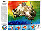 1988-2 February National Geographic Map Australia Straya Aussie Travelers  243 