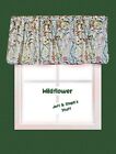 Wildflowers Farmhouse Valance  Country Decor  Valance  Home Decor 42 w X 14 l