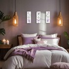  3 Pcs Butterfly Wall Decor Purple Room Decor Butterfly Wall Art Wooden 