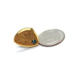 Vintage At t Long Lines Service Pin Award Bell System With Green Stone